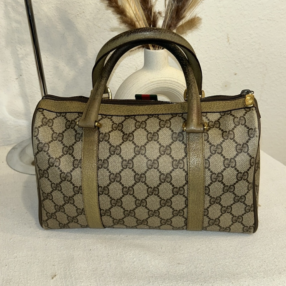 Gucci Canvas Boston Hand Bag - Picture 3 of 16